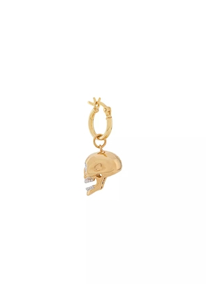 True Rocks Skull hoop earring - Gold