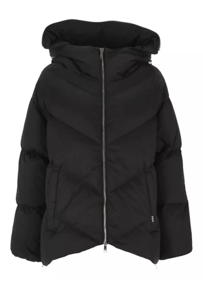 Add hooded zip jacket - Black