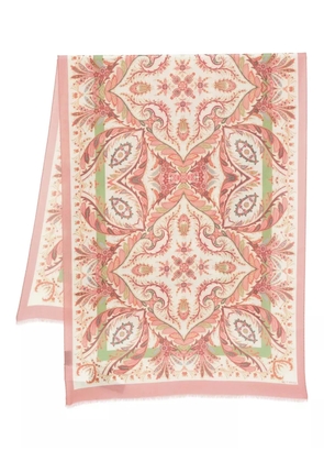 ETRO graphic-print scarf - Neutrals
