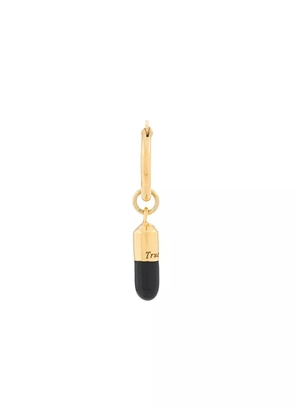 True Rocks pill hoop earring - Gold
