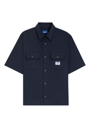 HUGO chest-pocket shirt - Blue
