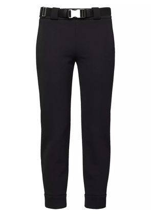 Prada zip detail trousers - Black