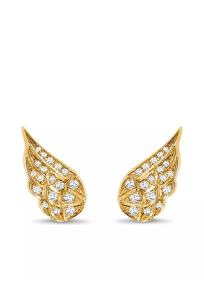 Pragnell 18kt yellow gold diamond Tiara earrings