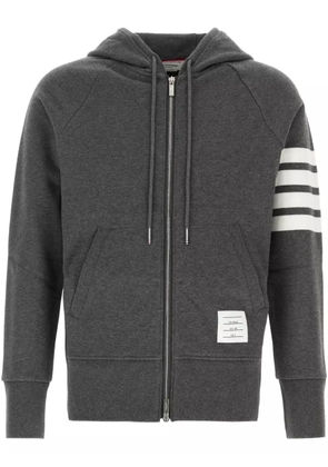 Thom Browne Engineered 4-Bar zip-up hoodie - Grey