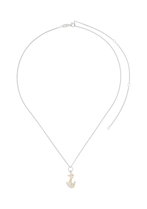 True Rocks anchor pendant necklace - Silver