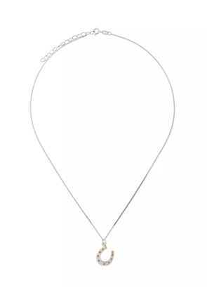 True Rocks horseshoe pendant necklace - Silver