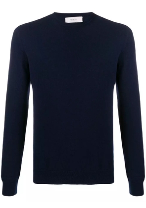 Pringle of Scotland round neck fine knit jumper - Blue