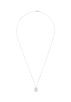 True Rocks mini razor pendant necklace - Silver