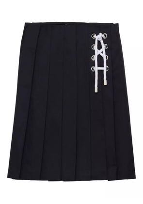 Prada pleated midi skirt - Blue