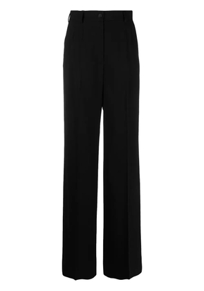 Dolce & Gabbana high-waisted wide-leg trousers - Black