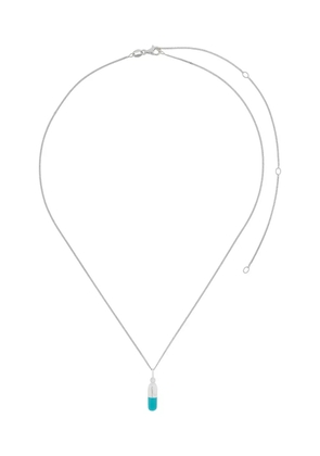 True Rocks pill charm necklace - Silver