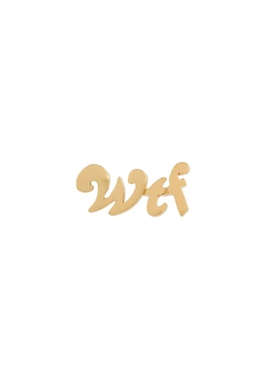 True Rocks WTF stud earring - Gold