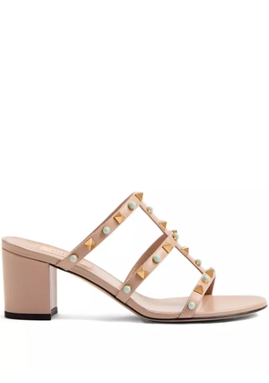 Valentino Garavani 60mm Rockstud embellished sandals - Pink