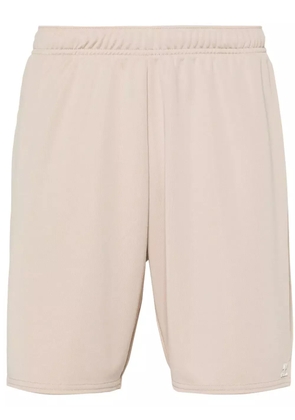 Courrèges appliqué logo track shorts - Neutrals
