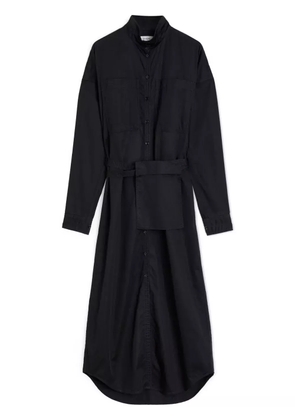 LEMAIRE maxi shirt dress - Black