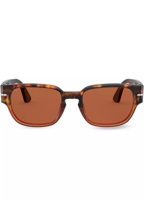 Persol tortoiseshell-effect square-frame sunglasses - Green