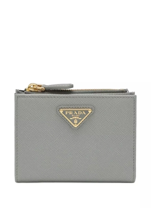Prada small saffiano leather wallet - Grey