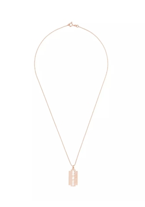 True Rocks razor pendant necklace - Metallic