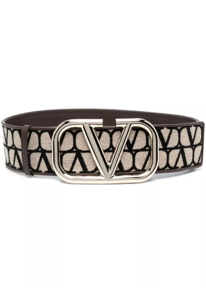 Valentino Garavani Toile Iconographe jacquard belt - Brown