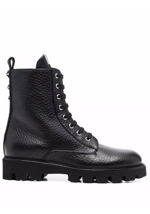 Philipp Plein lace-up ankle boots - Black