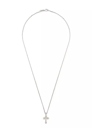 Emanuele Bicocchi Fleury cross-pendant necklace - Silver