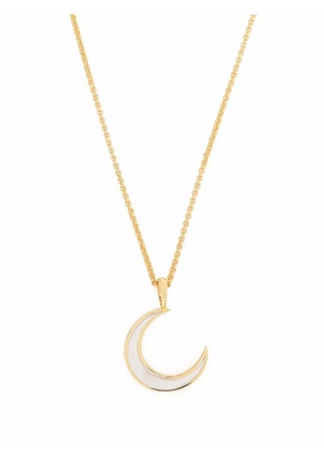 Dinny Hall moon charm pendant necklace - Gold