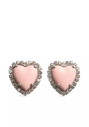 Valentino Garavani Coeur Hyperbole clip-on earrings - Silver