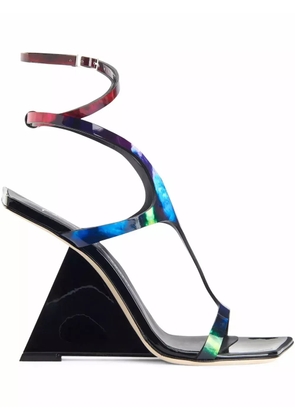 Giuseppe Zanotti 105mm Tutankamon angled-heel sandals - Multicolour