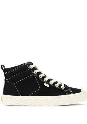 Cariuma OCA high-top canvas contrast thread sneakers - Black