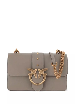 PINKO Love Birds-buckle shoulder bag - Neutrals