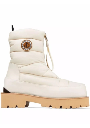Jimmy Choo Kai padded boots - White