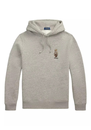 Polo Ralph Lauren logo-embroidered hoodie - Grey