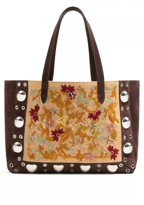 Valentino Garavani medium Nellcôte tote bag - Brown