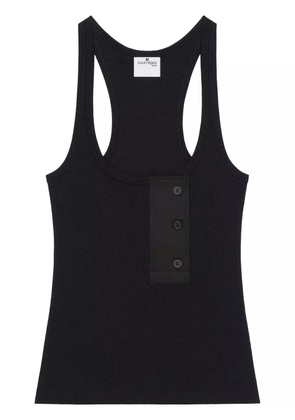 Courrèges Oblique 90's tank top - Black