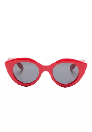 azzedine alaïa cat-eye sunglasses - Red