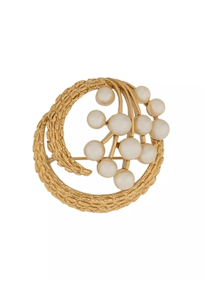 Susan Caplan Vintage 1960s Trifari brooch - Gold