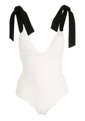 Clube Bossa Contessa two tone swimsuit - White