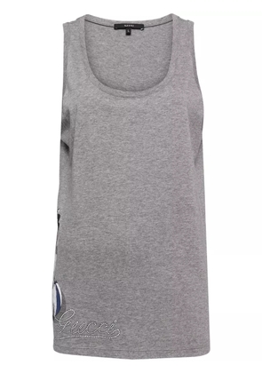 Gucci graphic-print cotton vest - Grey