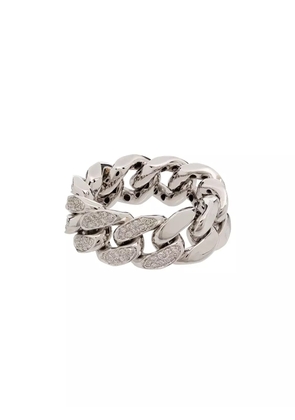 SHAY 18K white gold pavé diamond ring - Silver