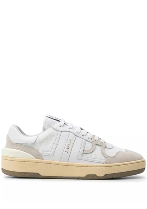 Lanvin Clay leather low-top sneakers - White