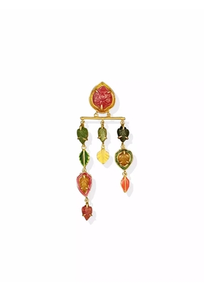 AKANSHA SETHI hanging leaves pendant - Gold