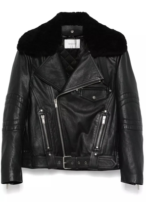 Saint Laurent leather biker jacket - Black