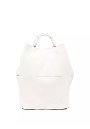 Furla leather tote bag - White