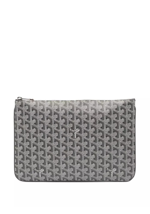 Goyard Pre-Owned 2015 Goyardine Senat MM clutch bag - Grey
