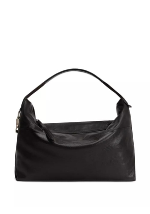 LEMAIRE Berlingot leather zip shoulder bag - Brown