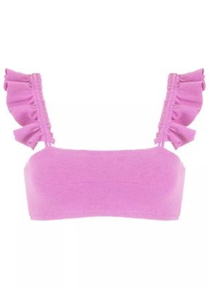 Clube Bossa Zarbo ruffle-embellished bikini top - Pink