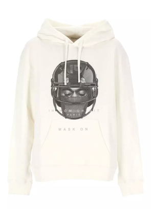 Ih Nom Uh Nit graphic-print hoodie - Neutrals