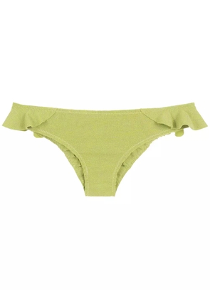 Clube Bossa ruffle-trimmed bikini bottoms - Green