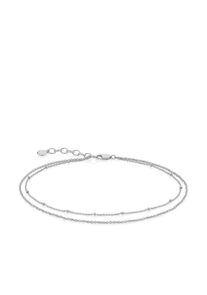 Monica Vinader Double Chain anklet - Silver
