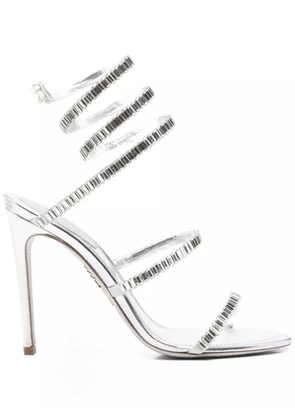 René Caovilla 105mm Cleo sandals - Silver